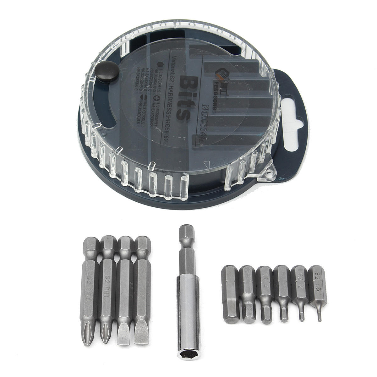 11Pcs Magnetic Screwdriver Bits Slotted Phillips Torx S2 Electric Screwdriver