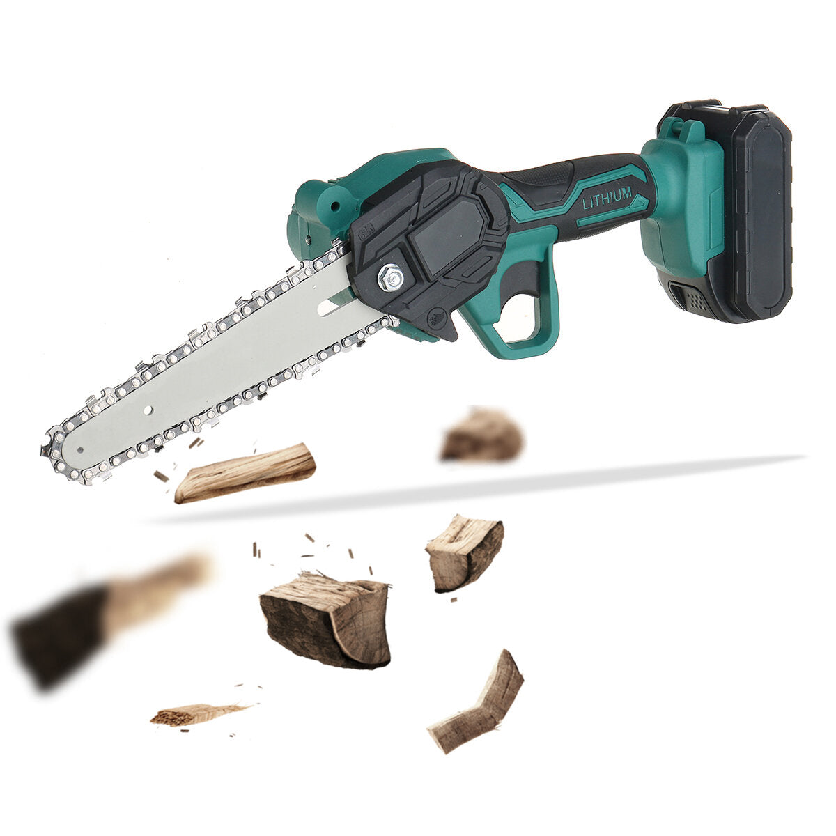 6 inch 600W Portable Electric Chain Saw Rechargeable Saws Wood Cutter Woodworking Tool