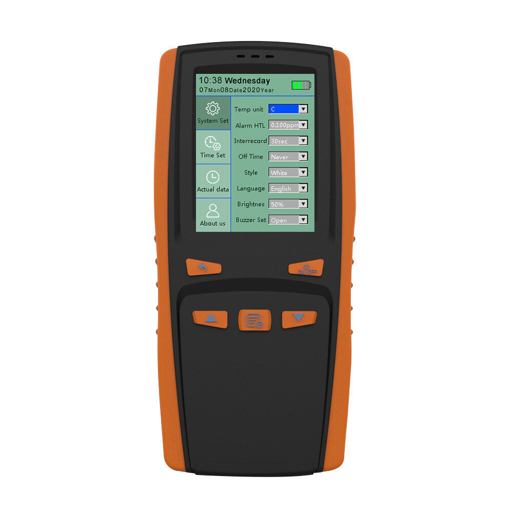 Portable Ozone Analyzer Multifunctional O Ozone Meter Intelligent Sensor Air Quality Pollution Monitor