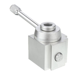 Upgraded Silver Quick Change Post Holder Set Boring Bar Turning Tool Holder For CNC Mini Lathe