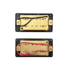 2 PCS Guitar Pickup Zebra Faced Humbucker Double Coil Electric Guitar Pickups 50/52mm Guitar Accessories