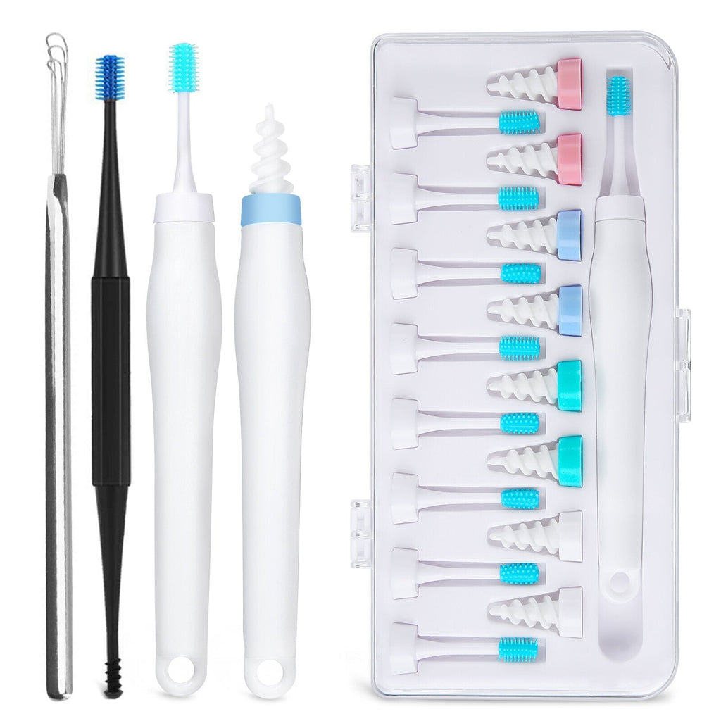 Ear Wax Remover Ear Wax Cleaner Removal Tool Silicone Ear Cleaner Reusable Earwax Remover for Adults Kids