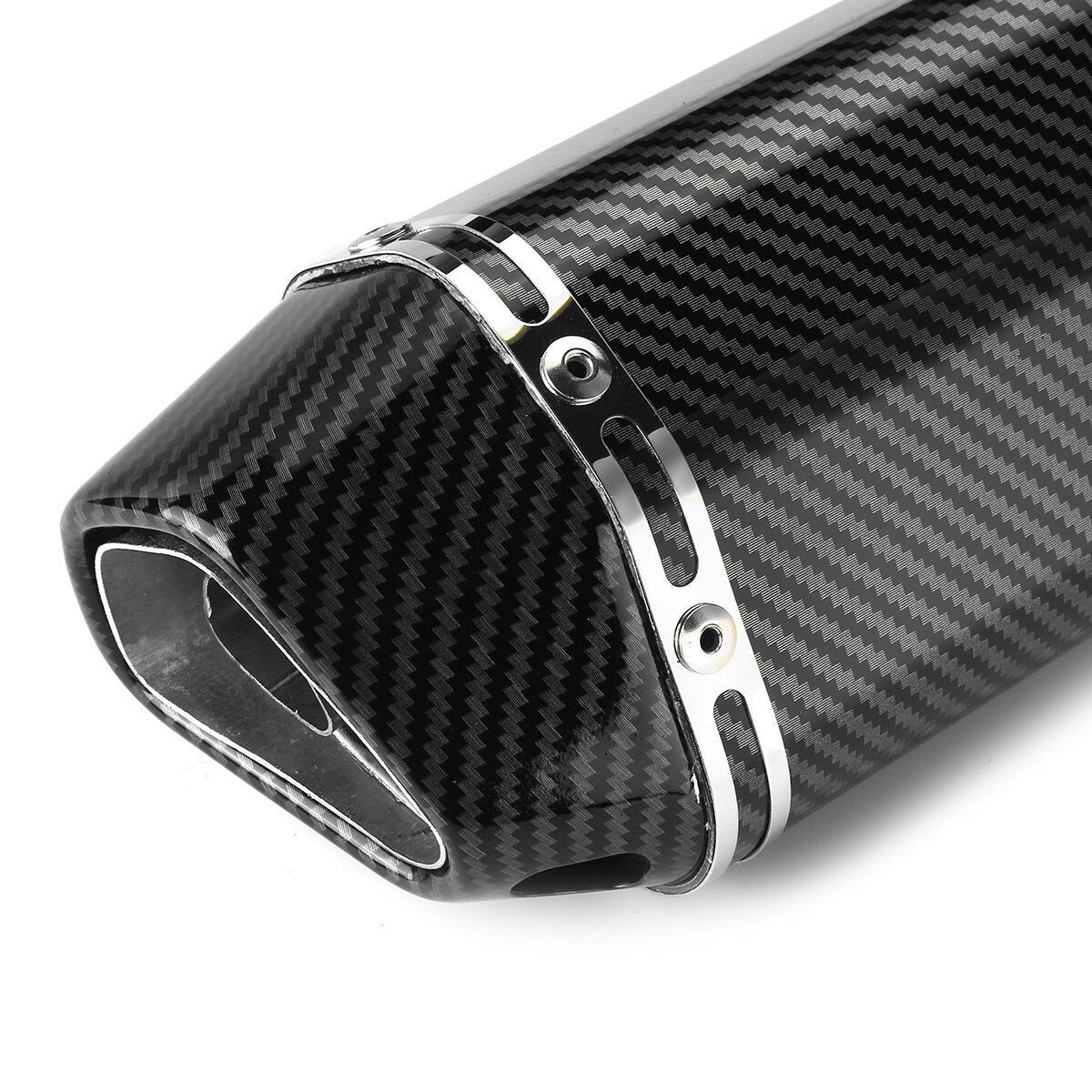 38-51mm Motorcycle Signal Outlet Exhaust Muffler Tail Pipe Kit Universal 310mm
