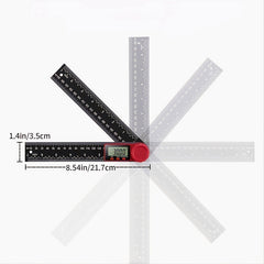 2-in-1 Digital Angle Finder Protractor Measuring Tool For Woodworking DIY