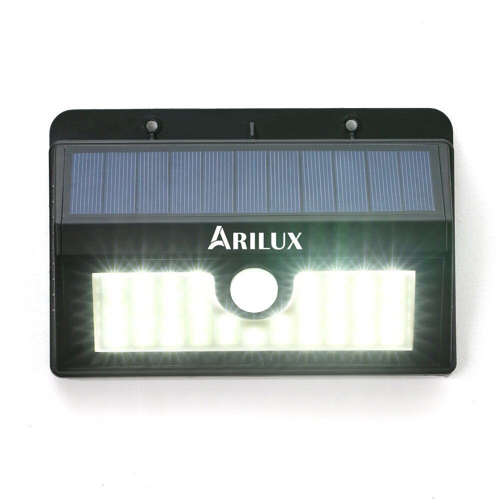 Wireless Solar Powered 45 LED Waterproof PIR Motion Sensor Outdoor Wall Light