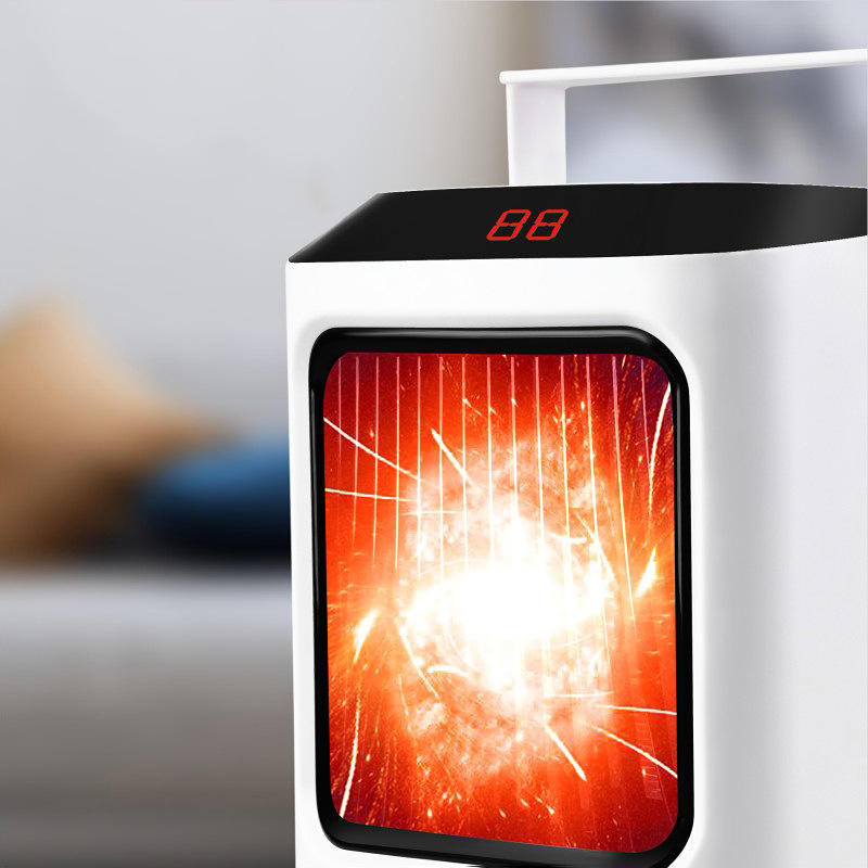 1000W Smart Portable PTC Ceramic Heater with Remote, Timer, Night Light & Overheat Protection