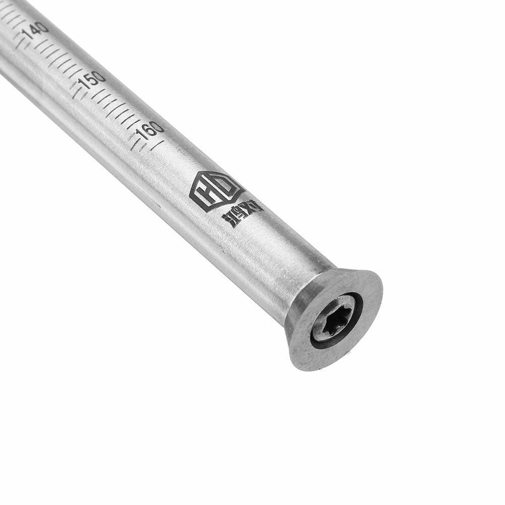 Adjustable Woodworking Arc Scriber Tool - Precision Linear Drawing with Tungsten Blade, 180mm, for Wood & More