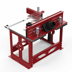 Bench Top Router Table Workbench with Miter Gauge / Profile Fence System / Dust Collection Port for Most Routers