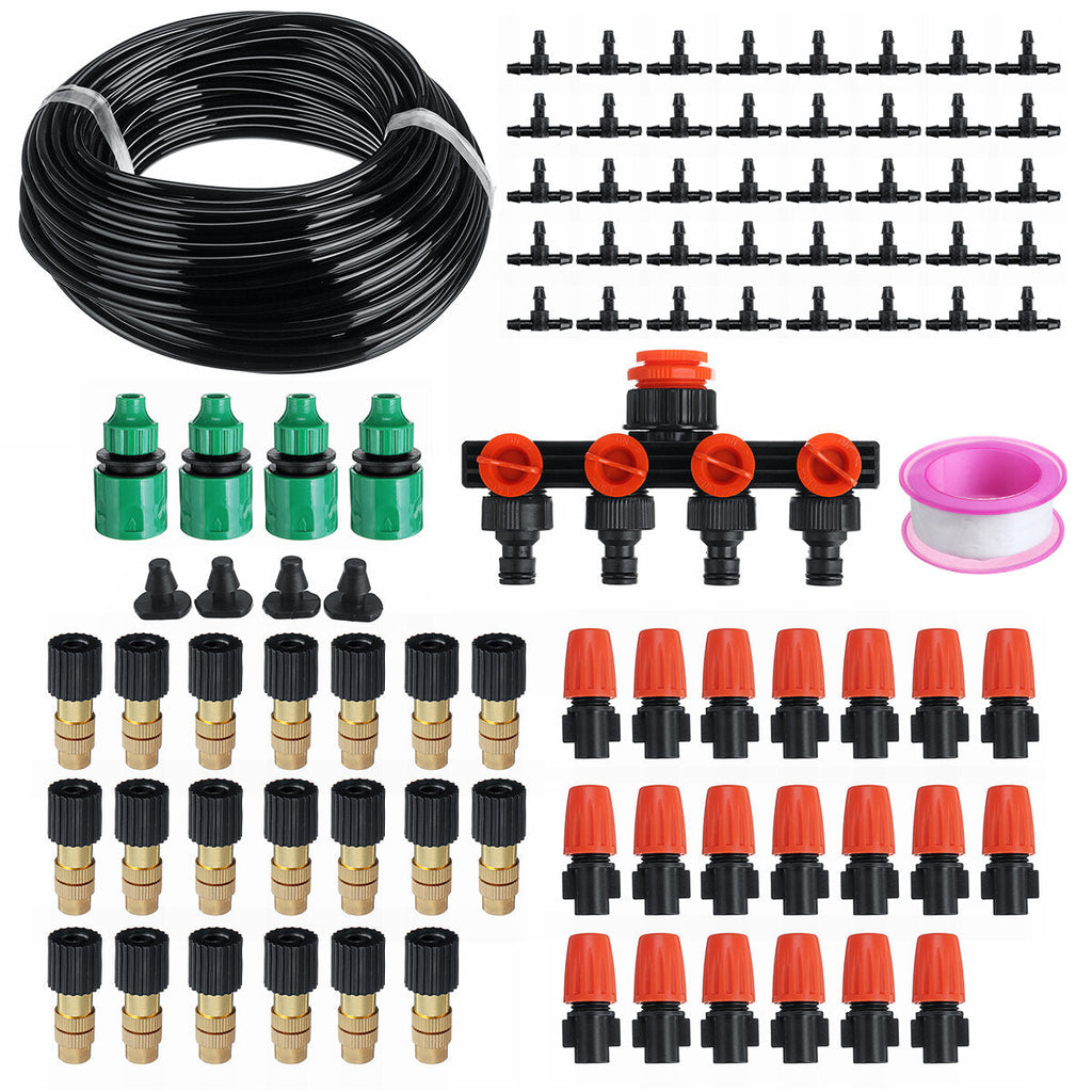 10-50M Auto Irrigation System Water Hose Plants Garden Watering Micro Drip Kit 10/20/30/40/50 Meters