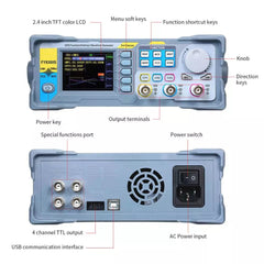 20MHz/40MHz/60MHz Signal Generator Signal-Source-Frequency-Counter DDS Arbitrary Waveform Three-Channel Signal Generator