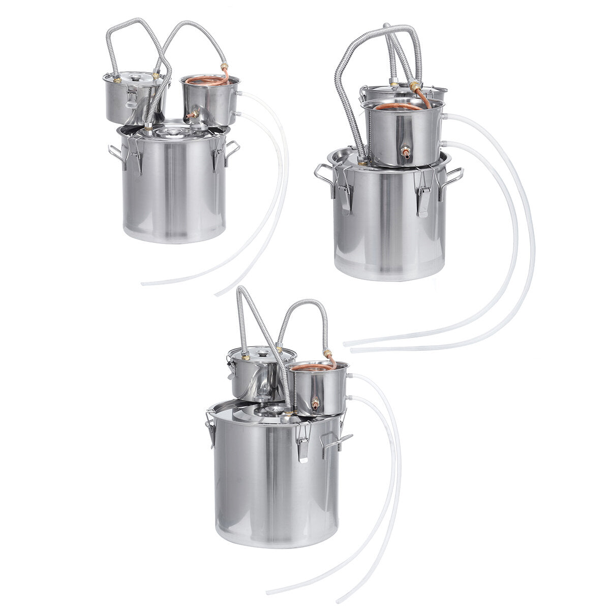 12L/20L/30L Home Alcohol Distiller Brewing Kit Moonshine Still Stainless Boiler