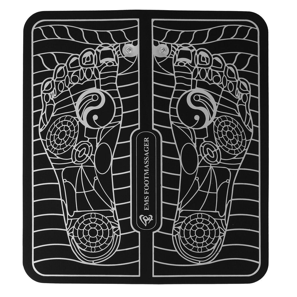 9-Level EMS Electric Foot Massager Pad Blood Circulation Muscle Stimulator Mat USB Rechargeable