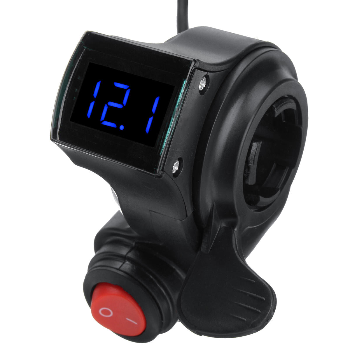 36V/48V/60V/72V Thumb Throttle With LCD Digital Battery Voltage Display For Ebike Scooter