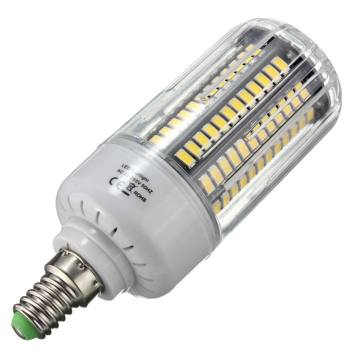 18W 100 SMD 5736 LED Pure White Warm White Natural White Corn Bulb AC85-265V