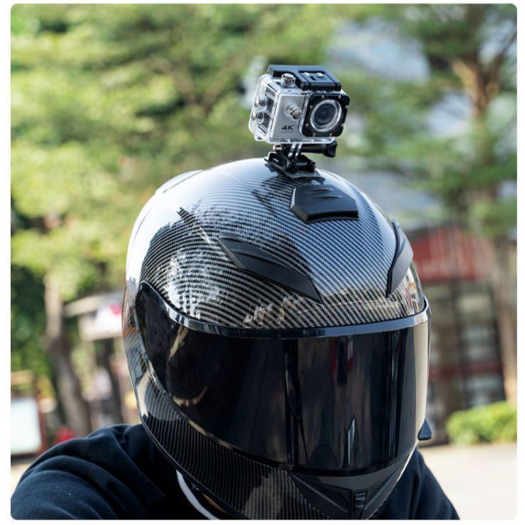 16MP Waterproof Wireless Action Camera, 1080P Video, 140° Angle, Rechargeable, Black, No Stabilization, ≤2" Display