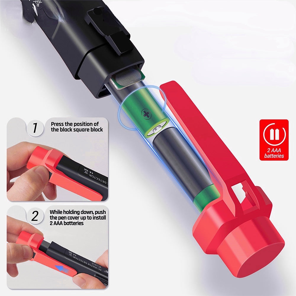Non Contact Electrical Tester Pen Digital AC/DC Voltage Detector 12-1000V Current