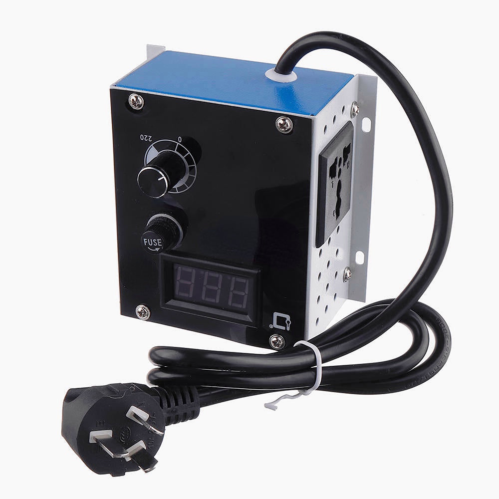 AC Motor Speed Controller 3000W AC 220V Motor Speed Stepless Regulator Controller Temperature Adjustment and Dimming