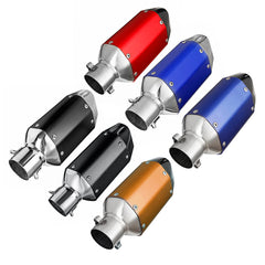 Universal Motorcycle Short Steel  Exhaust Pipe  Muffler Silencer  Removable 38-51mm