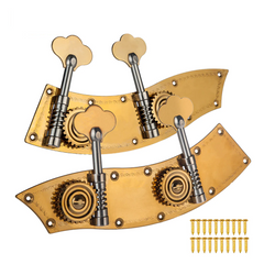 3/4 4/4 Upright Bass Dual Tuner Machine Bass Pegs 4/4 3/4 Double Bass Tuning Pegs Head Winder Pegs SET