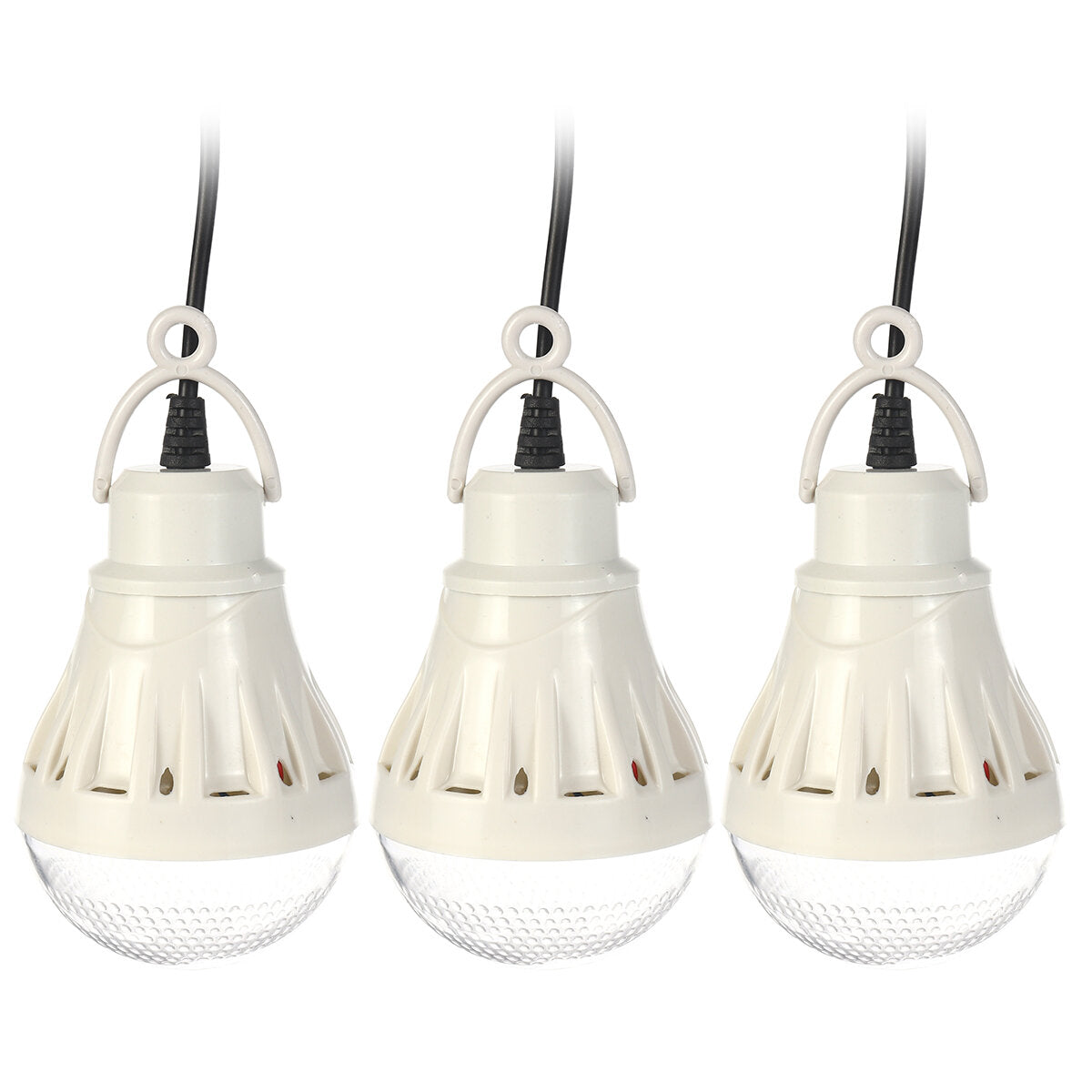 Solar Panel Generator System Portable Home Kit with 3PCS 3W LED Light Bulb USB Charger Camping Lamp