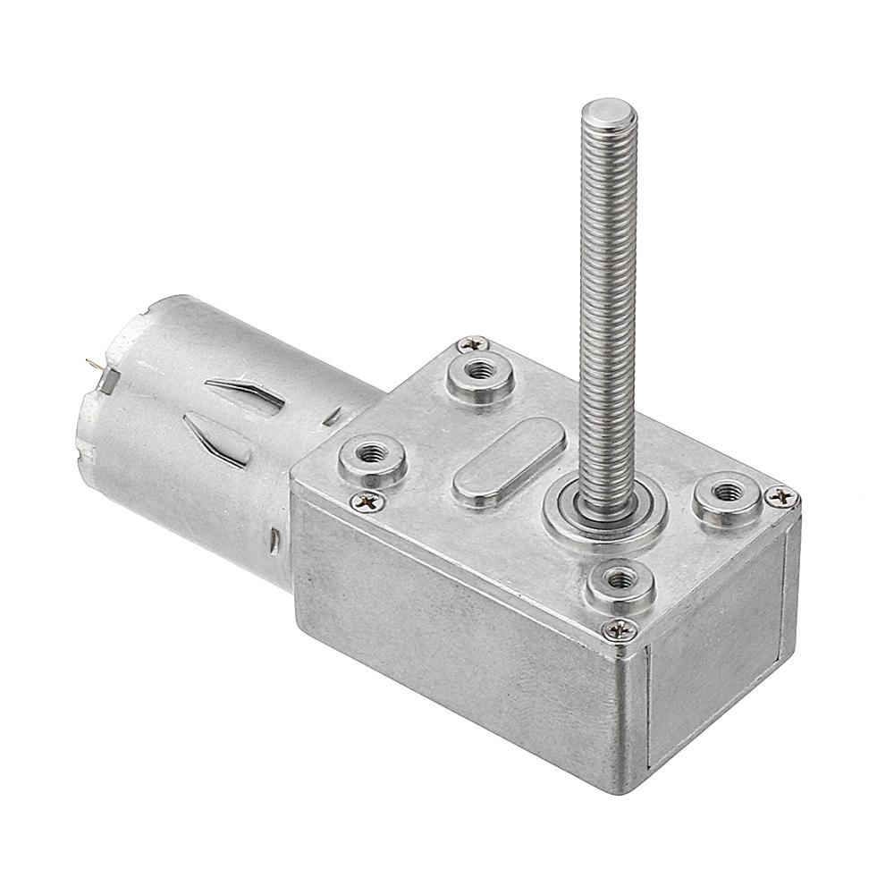 50mm-M6 Screw Worm Gear Motor DC 6/12/24V 150RPM Self-locking Reduction Gear Motor