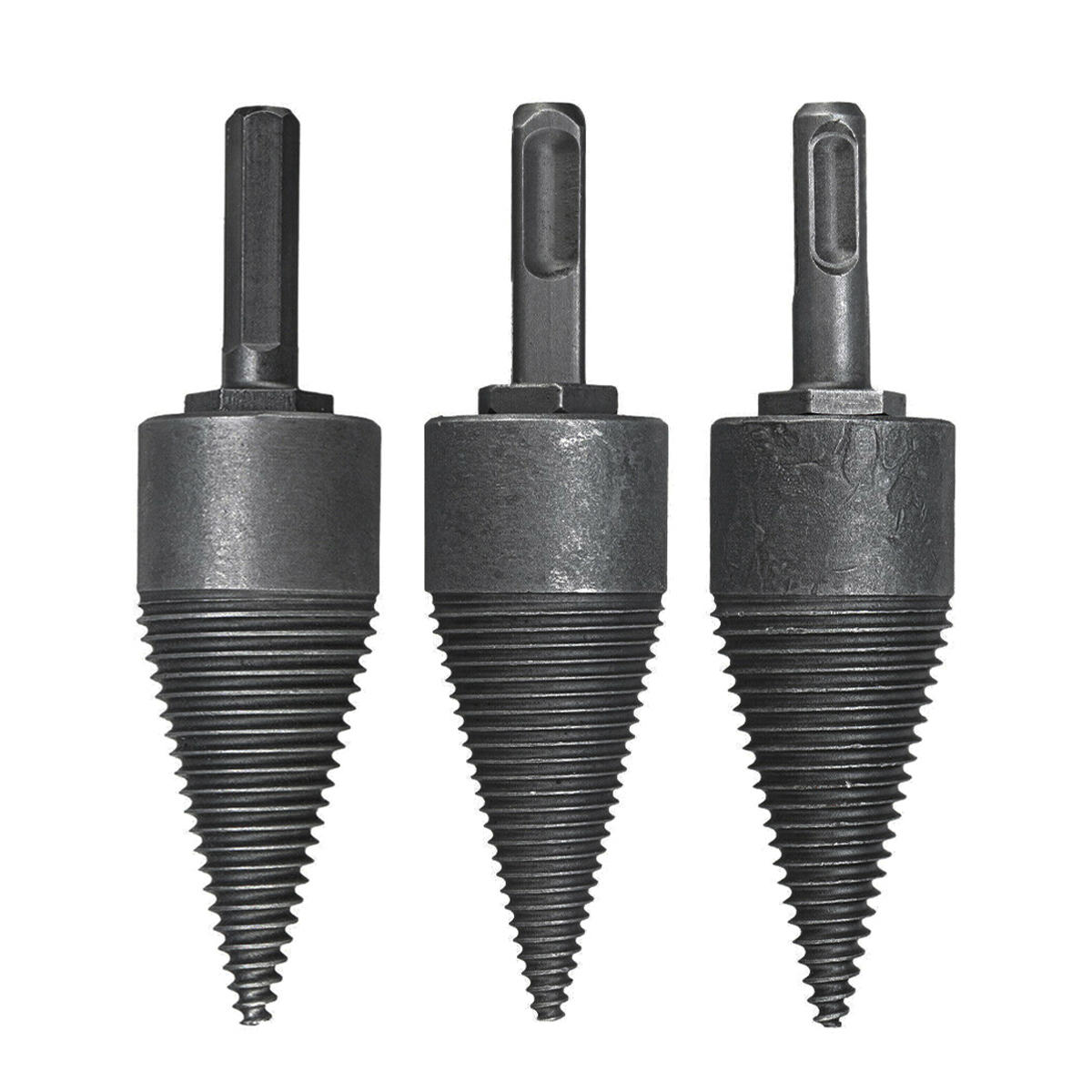 D42mm L140mm Splitter Drill Bit Steel Kindling Kindling Firewood Drill For Hammer Drill