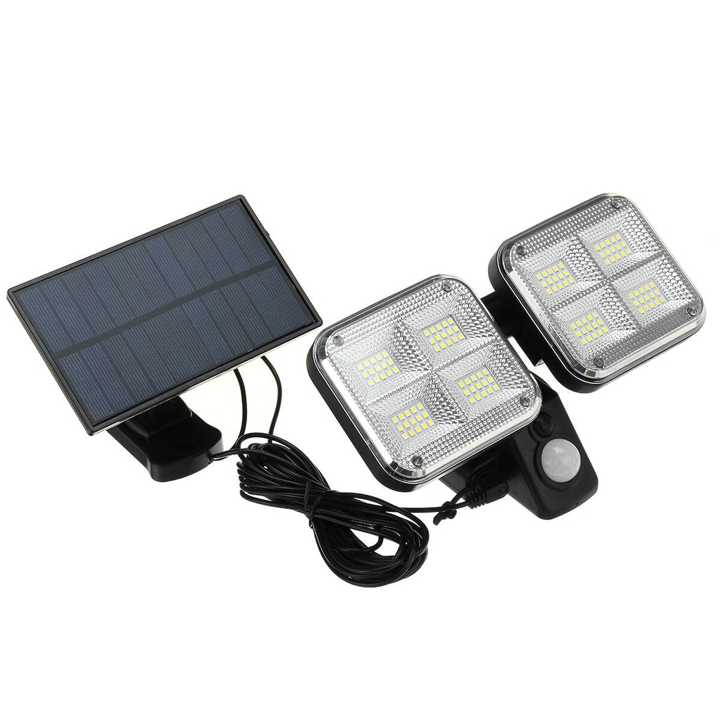 Multifunctional LED Solar Split Wall Light Human Body Sensor Light Outdoor Garden Light