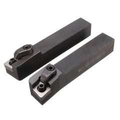 2pcs MCLN 16x100mm Lathe Index Turning Tool Holder with 10pcs CNMG1204 Insert