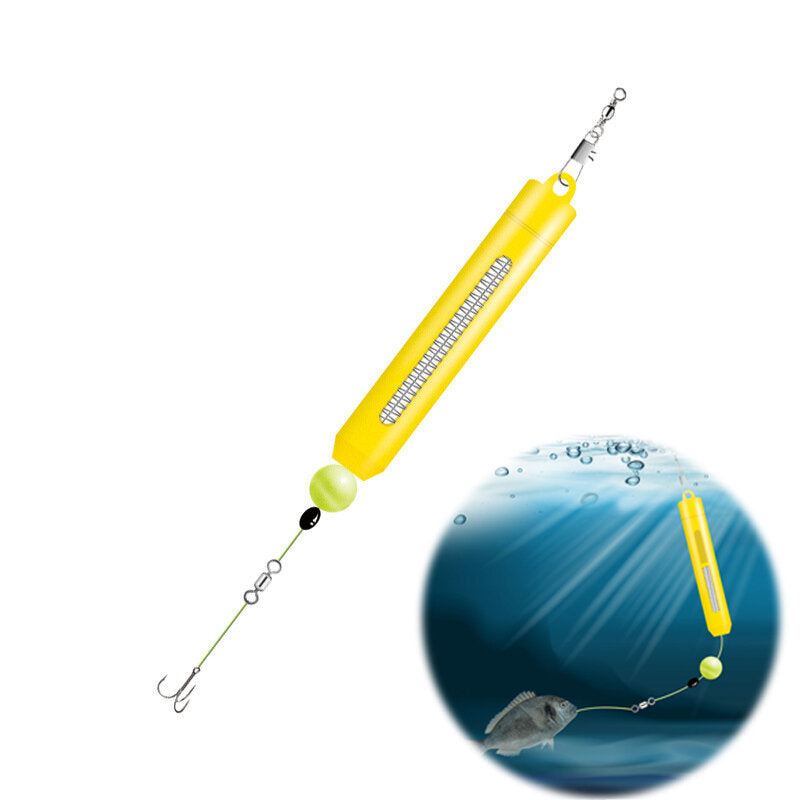 Automatic Fishing Hook Set Spring Fishing Three Claw Hooks with Fishing Float Winding Coil Connector Fishing Tackle