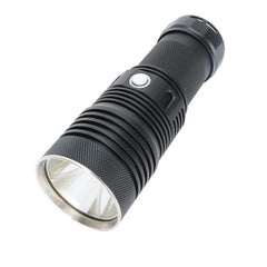 Strong Light Flashlight With 26800 Battery & 26980 Expansion Tube, Type-C Rechargeable LED Torch Super Bright Long Range LED Searchlight