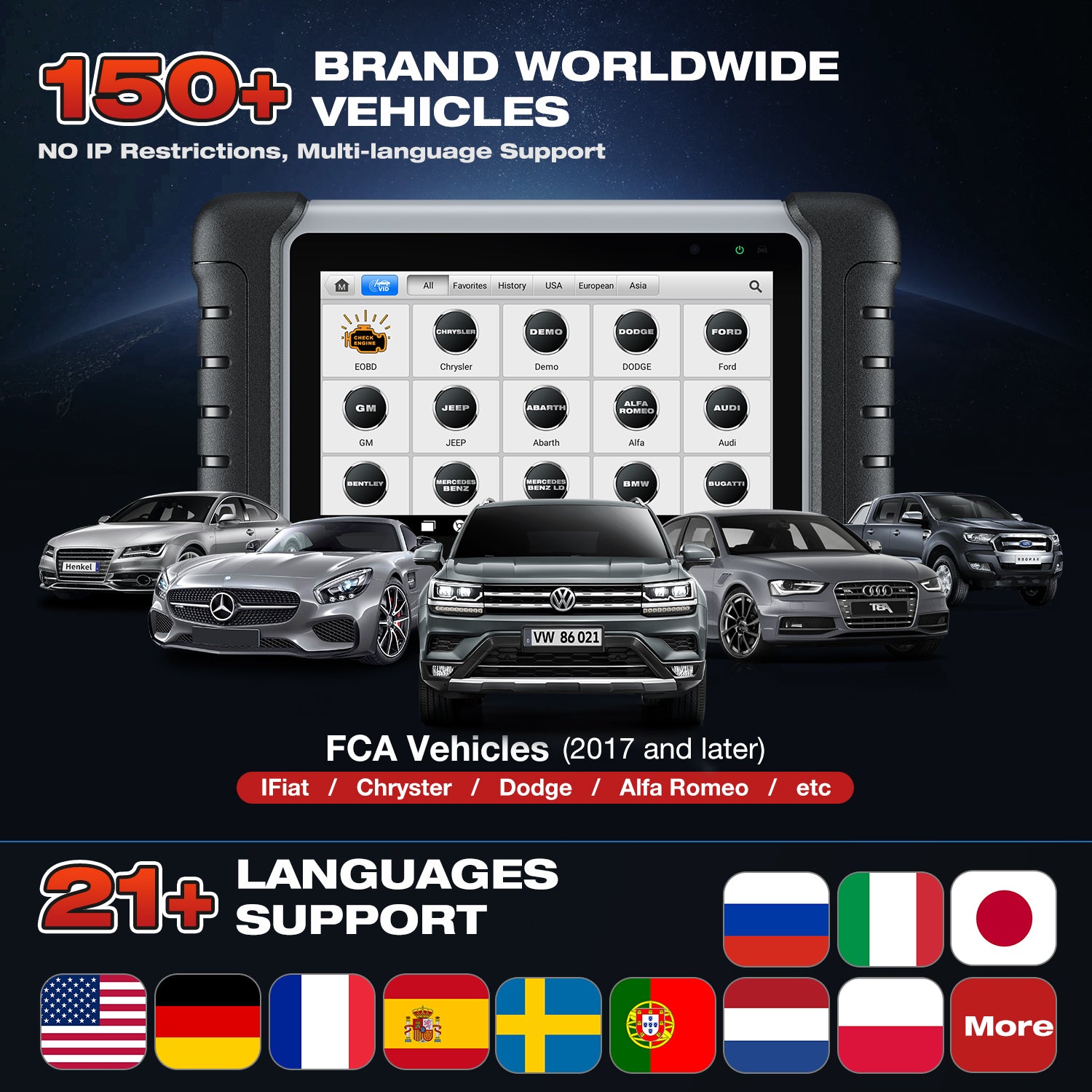 Auto Diagnostic All System Scanner Upgrade of DS808 Same Function as MS906