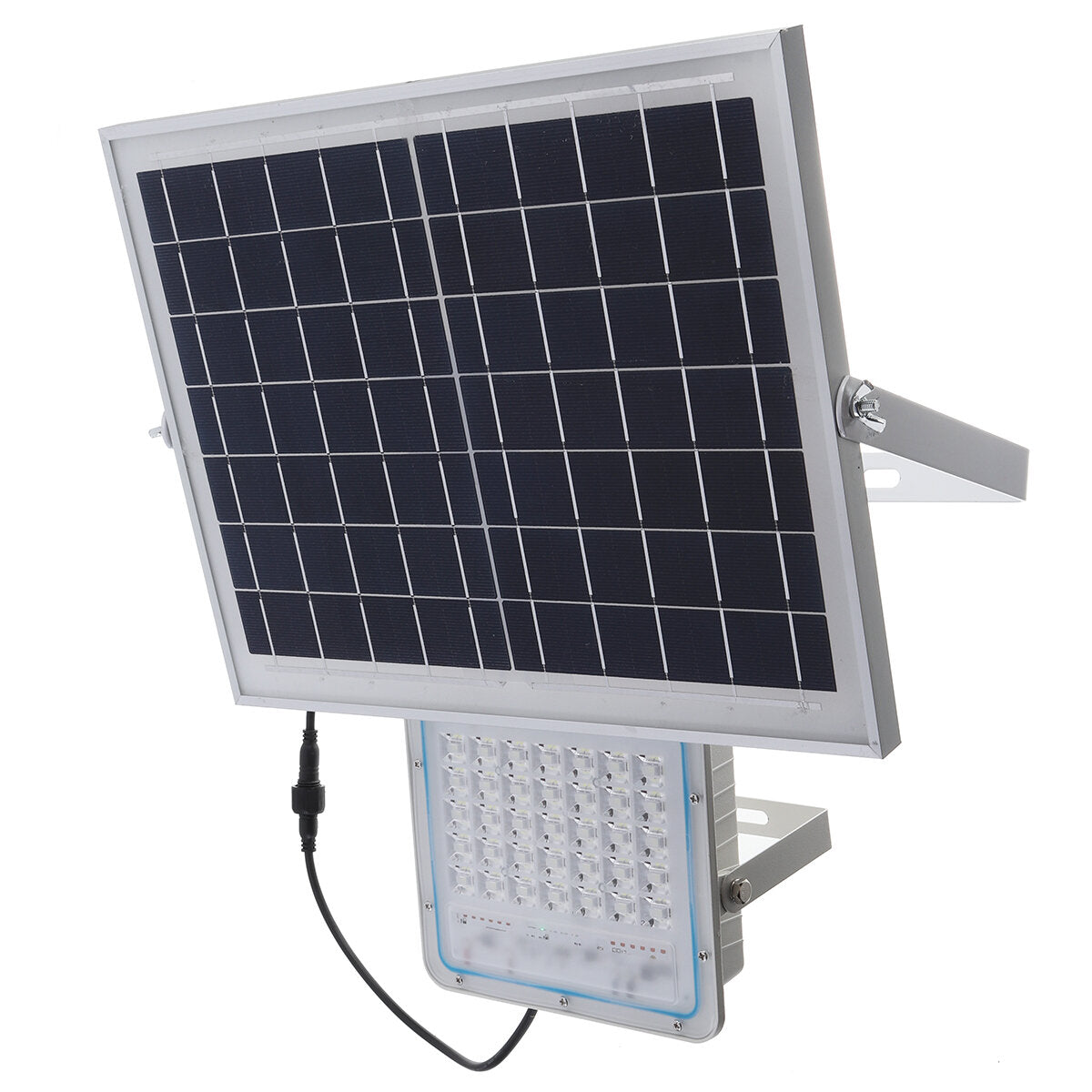 60W 70LED 2000LM Solar Powered Flood Light Remote Control Light Sensor Timing Outdoor Waterproof IP65