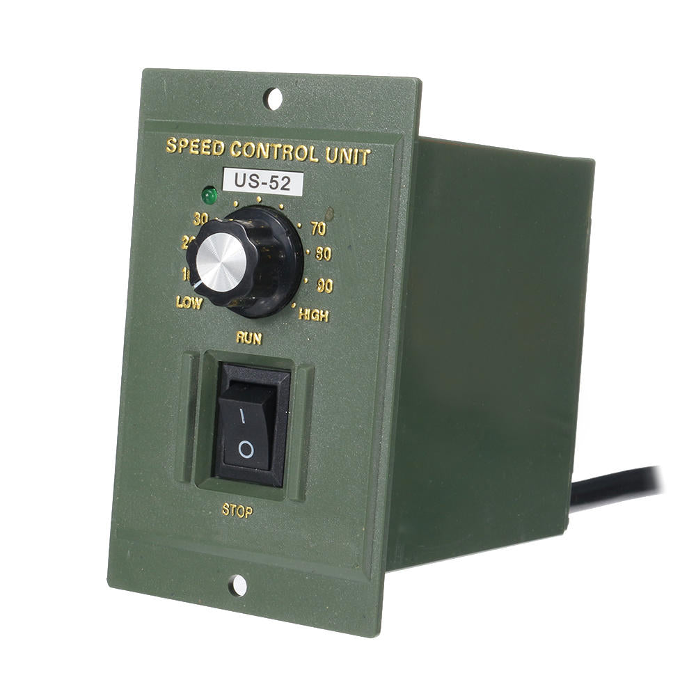AC220V 50Hz 15W Digital Adjustable Stepless Motor Speed Controller Tool Part Accessory 90-1400rpm