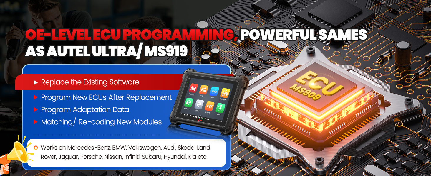 Car Diagnostic Scanner, ECU Programming, 3000+ Active Tests, 40+ Reset Services, OEM Diagnostics, CAN FD & DoIP