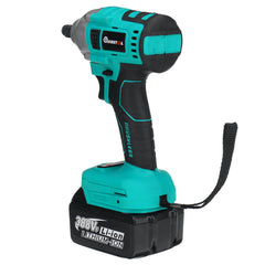800N.M 1/2" 388VF 22900mAh Electric Wrench Brushless Motor Power Tool with Sleeve
