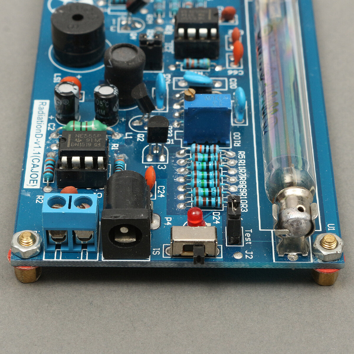 Assembled DIY Geiger Counter Kit Module Miller Tube GM Tube Nuclear Radiation Detector for Arduino