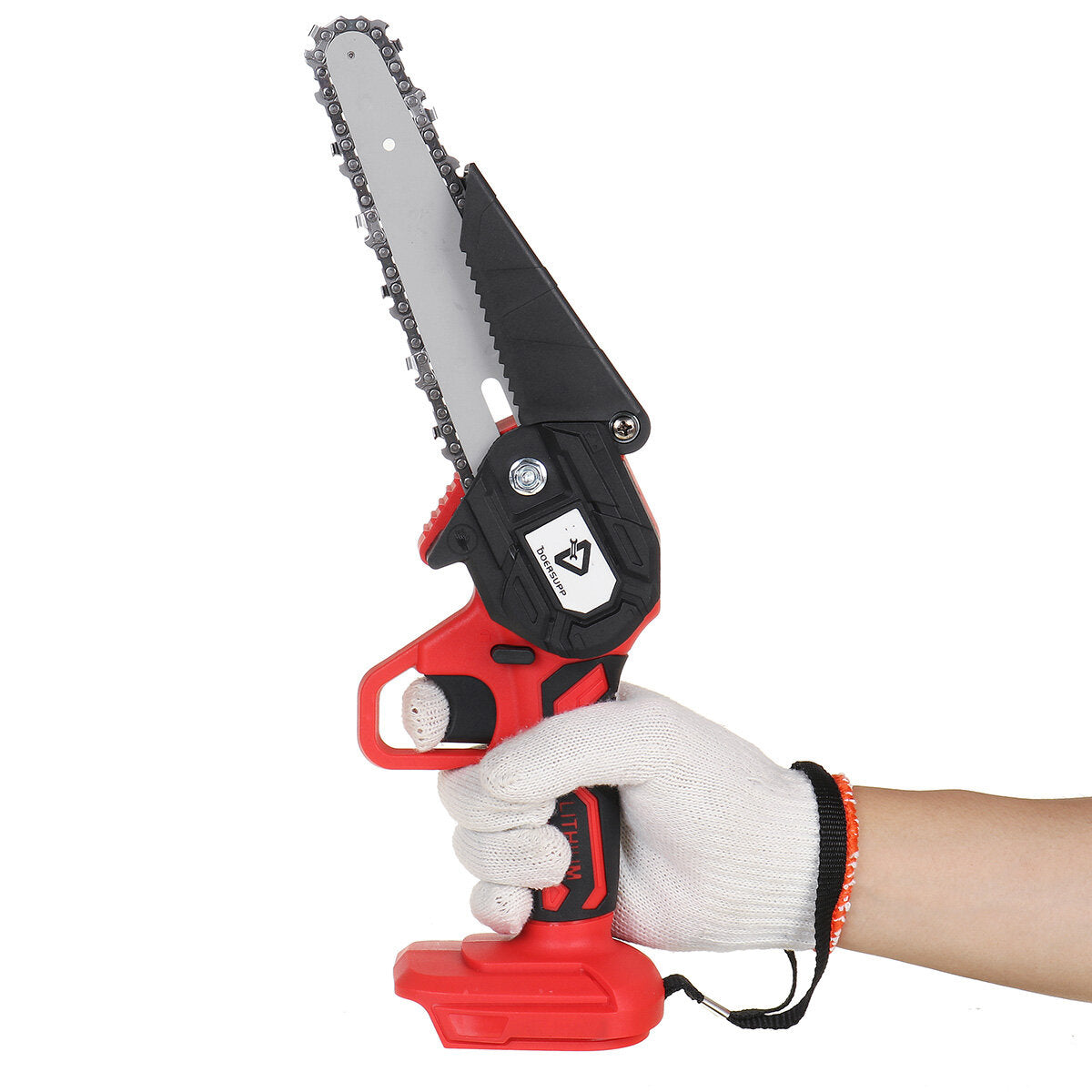 6 Inch Cordless Electric Chain Saw Chainsaw 3000W Mini Woodworking Wood Cutter One-Hand Saws