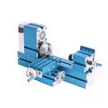 60W 20000rpm Universal Mini Wood Lathe Machine Wood Turning Lathe Motorized Metalworking DIY CNC Tool