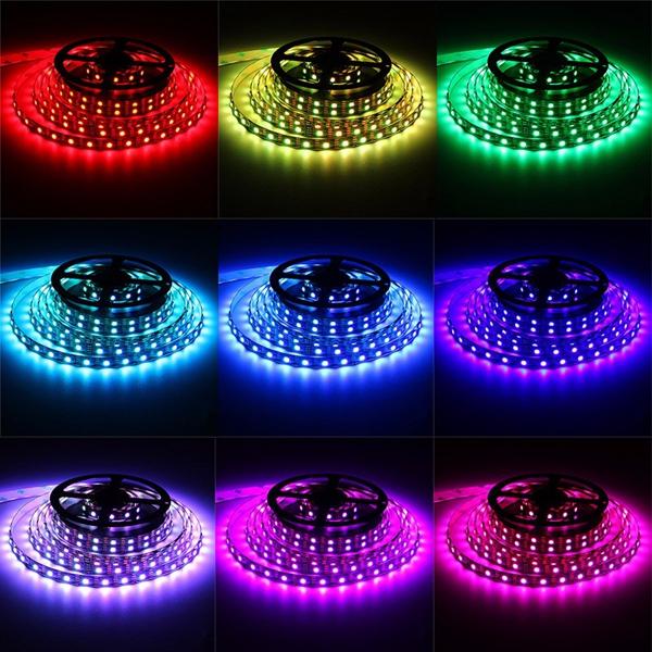 1M 2M 3M 4M Waterproof 5050 RGB LED USB Strip Light TV Backlilghting Kit + 24Key Remote