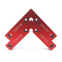 2pcs Aluminum 90 Degree Precision Positioning L Squares Block Positioning Right Angle Ruler Clamping Measure Tools