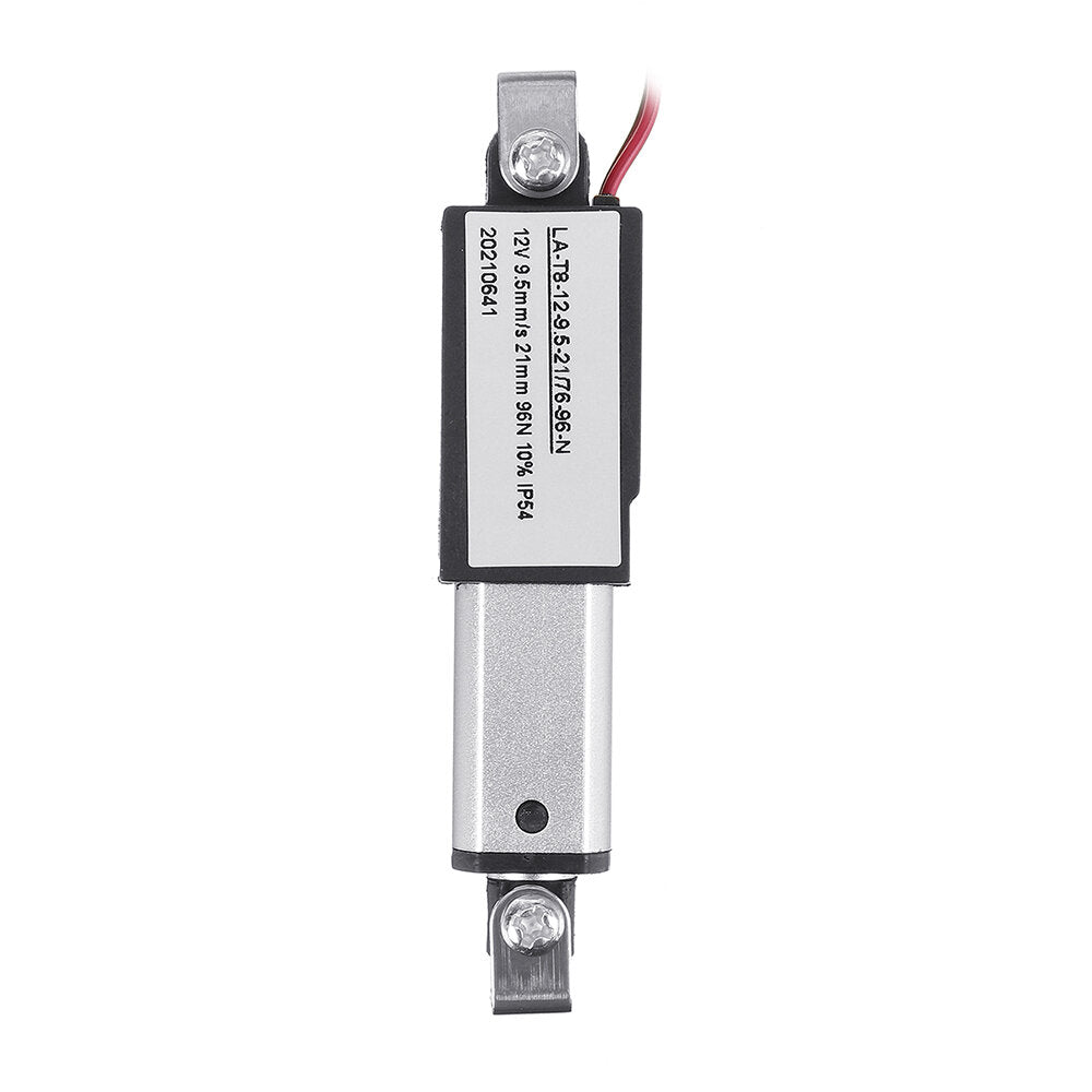 DC 6/12V 21mm Stroke Mini Electric Linear Actuator Motor Aluminum Alloy Linear Actuators Linear Motor Telescopic Rod Lifter