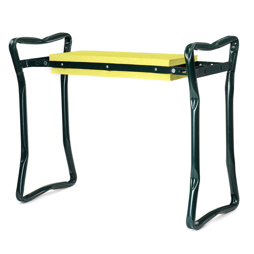 Foldaway Garden Kneeler Seat Kneeling Bench EVA Soft Pad Stool With Outdoor Pouch