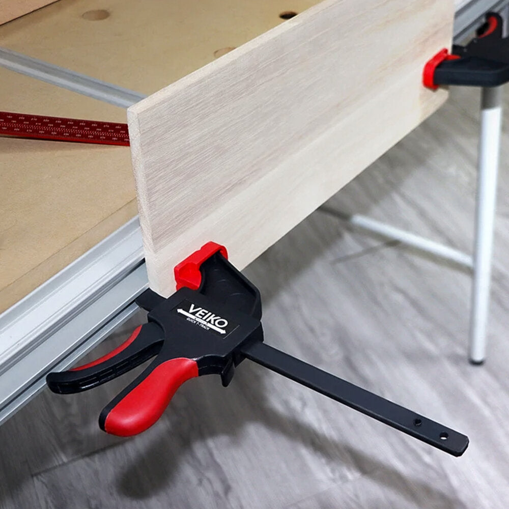 2Pcs Set One Handed Quick Release Track Saw Clamps for MFT Table and Festool Rail Clamps