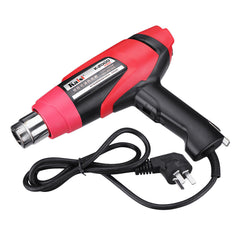 220V 2000W Variable Temperatures Electric Hot Air Shrink Wrapping Thermal Power Tool with 3Pcs Nozzle