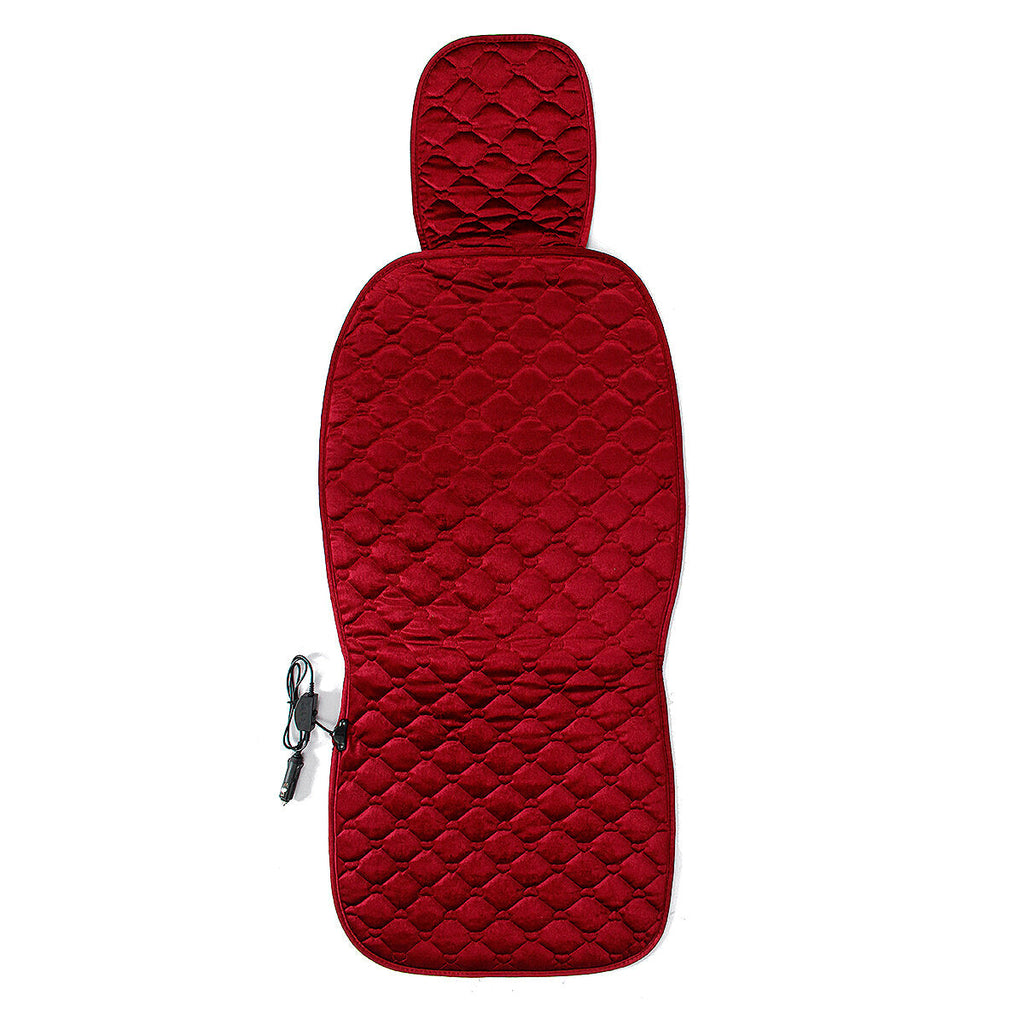 12V Universal Car Front Seat Hot Heater Heating Pad Winter Warmer Cushion Cover