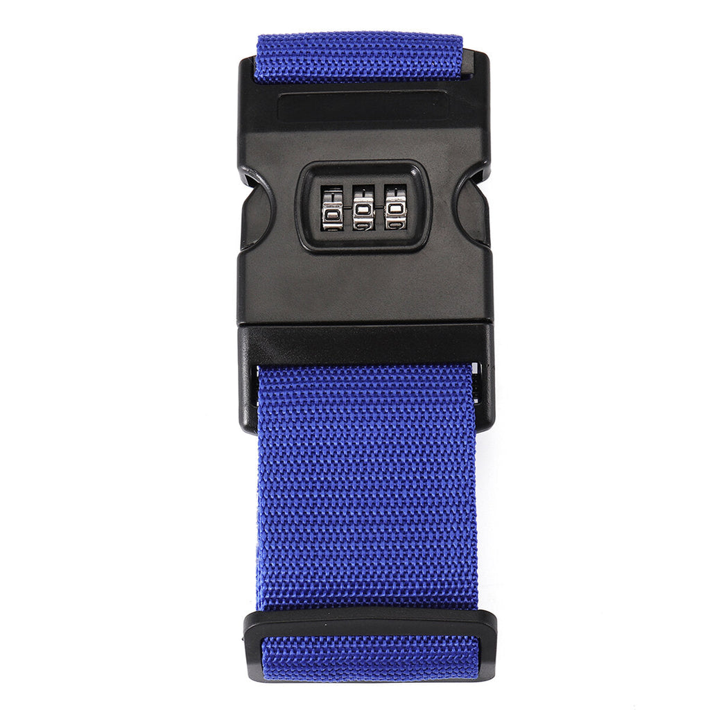 Suitcase Belt Non Slip Strength Travel Belt Luggage Strap with 3 Digit Combination Bike Lock