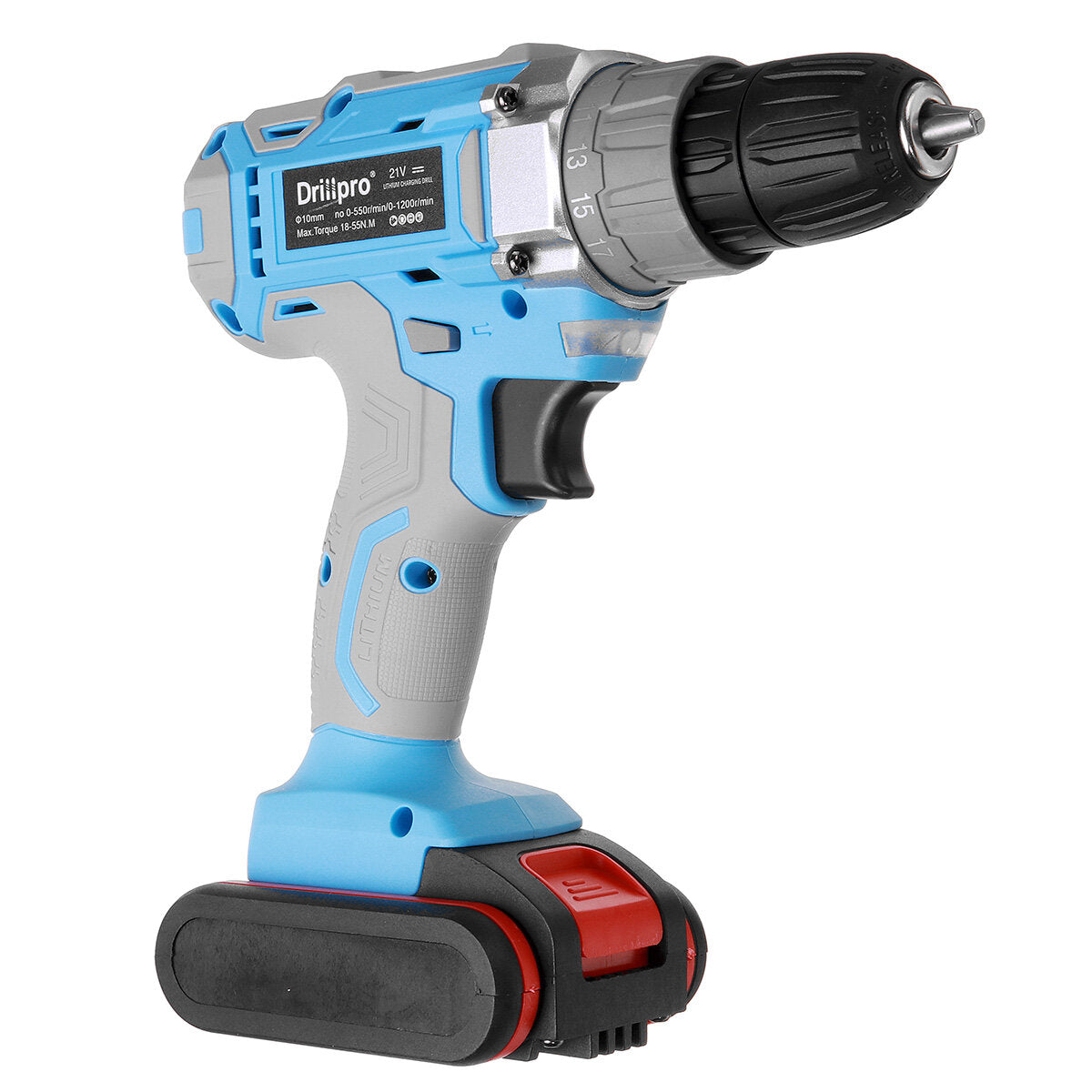 1200rpm 1.5AH Electric Drill Wood Drilling Screwdriver Woodworking Tool with Battery