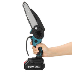 88VF 4000RPM 6" Cordless Electric Chainsaw Wood Cutter Saw For Makita 18V Battery