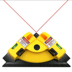 Square Laser Level 90 Degree Vertical Horizontal Line Yellow