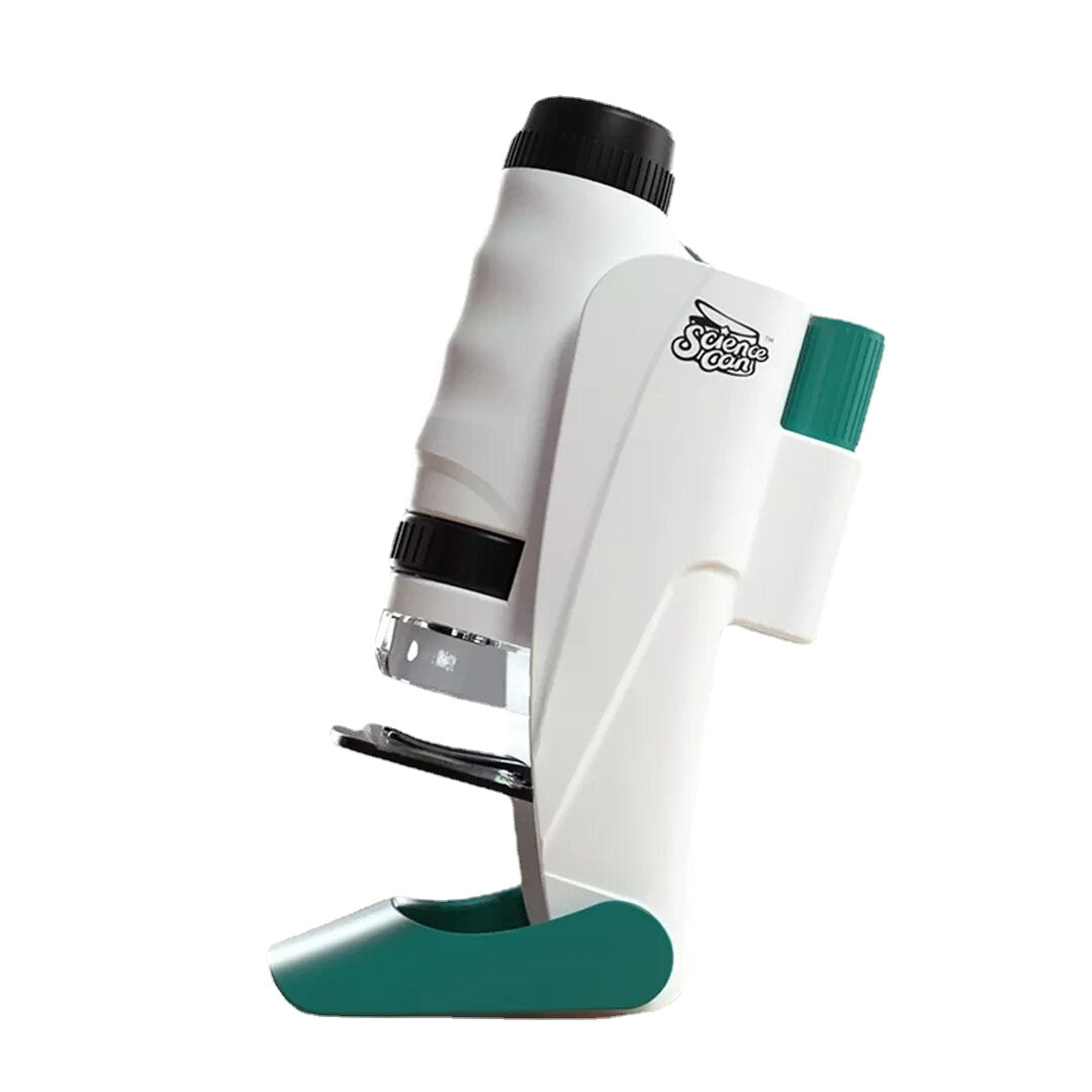 3 in 1 Scientific Microscope Science CAN Child Handheld Portable 120 Times HD Endoscope LED Magnifier Explore